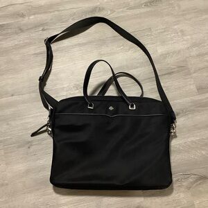 Kate spade black crossbody laptop carrying case